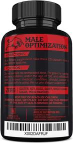 img 3 attached to Aholic Nutrition Testosterone Booster - Natural Male Enhancing Pills for Size, Strength & Stamina | 90 Capsules