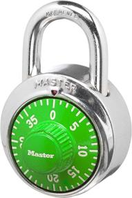 img 4 attached to Secure Your Locker with Master Lock 1505D Combination Padlock - 1 Pack, Assorted Colors