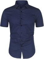 👕 men's clothing and shirts with printed cotton sleeves and button details by uxcell logo