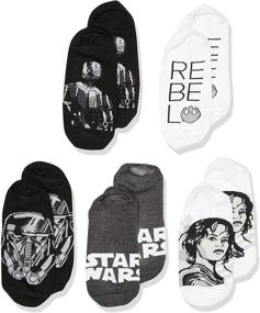img 3 attached to Disney Star Wars Socks Assorted