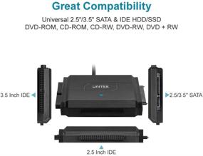 img 3 attached to 💻 Адаптер SATA/IDE to USB 3.0 от Unitek - Универсальный адаптер жесткого диска IDE и SATA размером 2.5" / 3.5", поддерживающий до 10 ТБ
