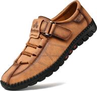 👣 moodeng comfortable leather outdoor sandals: your ultimate footwear solution logo