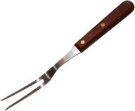 🍴 high-quality 10.5" carving / meat fork with durable wood handle logo