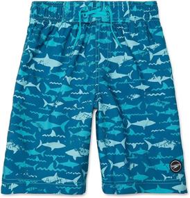 img 3 attached to 🩲 Stylish and Vibrant Speedo Length Boardshort: Medieval Printed Fashion for Boys