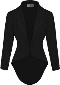img 3 attached to Stylish Womens Casual Office Blazer JK1133 - Women's Clothing at its Finest