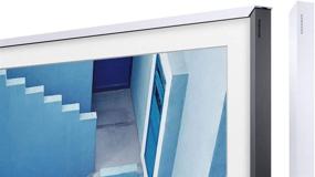 img 1 attached to 🖼️ Enhance Your Home Decor with the Samsung 43" Frame TV Customizable Bezel in White (2018)