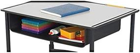 img 2 attached to Safco Products Book Box for AlphaBetter Desk in Black (Desk sold separately)