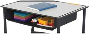 img 3 attached to Safco Products Book Box for AlphaBetter Desk in Black (Desk sold separately)