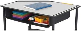 img 1 attached to Safco Products Book Box for AlphaBetter Desk in Black (Desk sold separately)