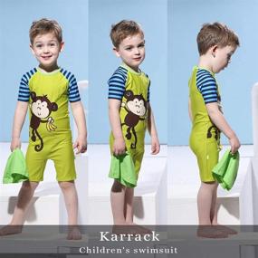 img 3 attached to 🏊 Karrack Boy's Swimsuit with Enhanced Protection - Swimwear for Boys
