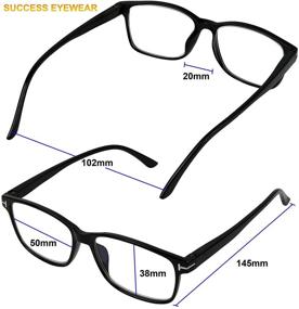 img 2 attached to 👓 High-Quality Anti-Glare Computer Glasses 2 Pairs for Men and Women +1.5