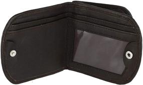 img 1 attached to 👛 Premium Leather C-Fold Wallet with Convenient Pocket from CTM