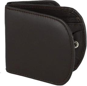 img 3 attached to 👛 Premium Leather C-Fold Wallet with Convenient Pocket from CTM