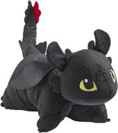 🐉 toothless plush pillow pets - how to train your dragon stuffed animal toy, 16" - nbcuniversal logo