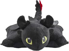 img 2 attached to 🐉 Toothless Plush Pillow Pets - How to Train Your Dragon Stuffed Animal Toy, 16" - NBCUniversal