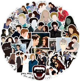 img 1 attached to 🌙 The Twilight Saga Stickers: 50pcs Aesthetic Decal Set for Laptop, Water Bottle, Luggage & More - Ideal for Kids, Teens, and Adults
