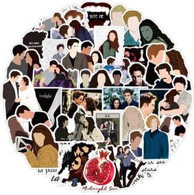 img 3 attached to 🌙 The Twilight Saga Stickers: 50pcs Aesthetic Decal Set for Laptop, Water Bottle, Luggage & More - Ideal for Kids, Teens, and Adults