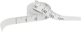 img 1 attached to 📏 Dritz Longarm 3712 Zero Center Tape Measure: Premium 3/4 x 144-Inch White Tool for Precise Measurements