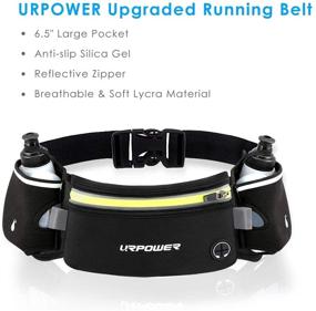 img 3 attached to URPOWER Upgraded Running Belt: Stay Hydrated with Water Bottle, Adjustable Straps, and Large Phone Holder!