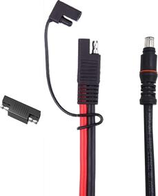 img 4 attached to 🌞 SolarEnz SAE Solar Connector & DC8mm Adapter Cable for Explorer 160 240 500 1000, GZ Power Station: Portable Solar Panel Compatibility