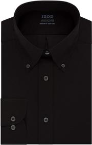 img 4 attached to IZOD Men's Dress Shirt with Stretch Sleeves - Clothing and Shirts