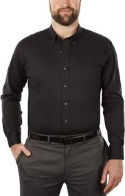 img 3 attached to IZOD Men's Dress Shirt with Stretch Sleeves - Clothing and Shirts