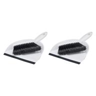 convenient 2-pack amazoncommercial mini brush and dustpan set for efficient cleaning logo