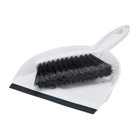 img 3 attached to Convenient 2-Pack AmazonCommercial Mini Brush and Dustpan Set for Efficient Cleaning