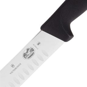 img 2 attached to Enhanced Precision and Performance: Victorinox Fibrox Pro 10-Inch Butcher Knife with Granton Edge