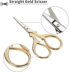 img 2 attached to Premium Stainless Steel Stork Scissors - Classic Crane Design, 3.6 Inch Sewing Dressmaker Scissors for Embroidery, Crafts, Needlework, Artwork, and Everyday Use (Style A)