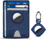 wallet airtags silicone keychain waterproof logo