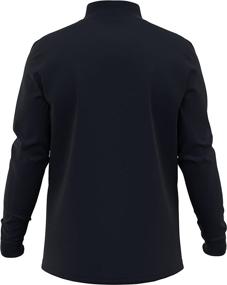 img 2 attached to 👕 Maks Interlock Knit Mock Turtlenecks: Versatile and Luxurious 100% Combed Cotton Ski Casual Pullover Top