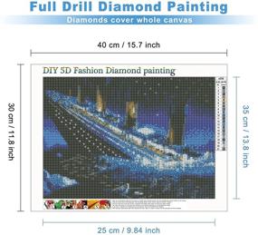 img 3 attached to 💎 Улучшите свой интерьер с набором для творчества MXJSUA DIY 5D Diamond Painting - полный набор бусин для создания потрясающих настенных декораций!