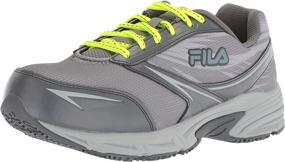 img 4 attached to 👟 Fila Женские кроссовки Memory Reckoning 8 с защитным носком из стали, обеспечивающие антипробуксовочность, для профессионалов в области пищевого сервиса