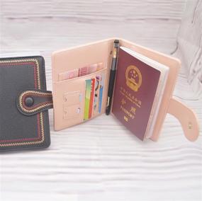 img 2 attached to Belsmi Passport Personalized Blocking Leather Travel Accessories