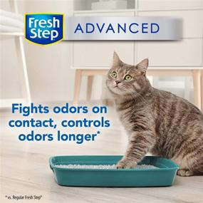 img 2 attached to 🐱 99.9% Dust-Free Clumping Cat Litter: Fresh Step Advanced, Gain Scent, 37 lbs Total (2 Pack of 18.5 lb Boxes)