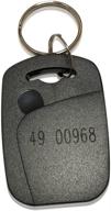 🔑 pack of 100 rectangle 26 bit proximity key fobs: weigand prox keyfobs compatible with isoprox 1386 1326 h10301 format readers - ideal for a wide range of access control systems logo