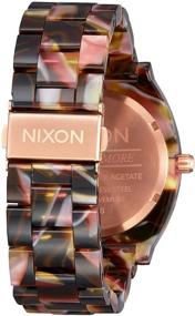 img 2 attached to ⌚ NIXON Time Teller Acetate: Стильные женские аналоговые часы моды с водонепроницаемостью 100 м (37 мм циферблат, 20 мм ремешок)