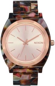 img 4 attached to ⌚ NIXON Time Teller Acetate: Стильные женские аналоговые часы моды с водонепроницаемостью 100 м (37 мм циферблат, 20 мм ремешок)