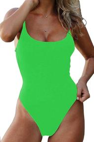 img 4 attached to 👙 Roevite Adjustable One Piece Swimsuit for Women - Women's Clothing in Swimwear & Cover Ups