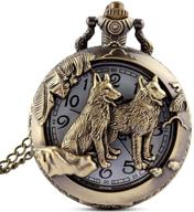 exquisite and bold: 🐺 gorben wolves quartz steampunk watches logo