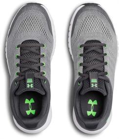 img 2 attached to Мальчики' кроссовки Under Armour Pursuit Anthracite - оптимизированная обувь для любителей кроссовок.