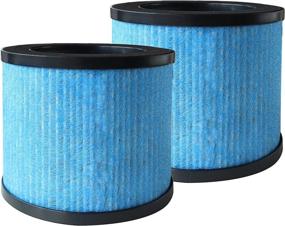 img 2 attached to Flintar Upgraded H13 True HEPA Replacement Filters for TOPPIN TPAP002 Comfy Air C1 Purifier - 3-in-1 HEPA Filter Set (Part# TPFF002) - 2-Pack