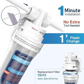 img 1 attached to 💧 Enhanced Alkaline Remineralization Inline Filter by Frizzlife: Ultimate Water Purification Solution