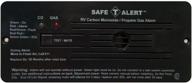🔥 mti industries 35-742-bl safe-t-alert dual lp/co alarm, 12v, 35 series flush mount - black logo