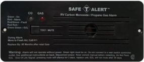 img 1 attached to 🔥 MTI Industries 35-742-BL Safe-T-Alert Dual LP/CO Alarm, 12V, 35 Series Flush Mount - Black