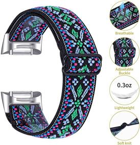 img 2 attached to Compatible Adjustable Stretchy Wristbands Replacement Wellness & Relaxation