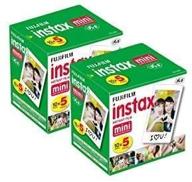 📸 fujifilm instax mini instant film - 100 sheets, 10 sheets of 5 pack × 2 bundle logo