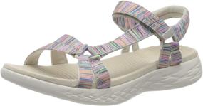 img 4 attached to 👡 Skechers Women's 600-140013 Medium Sandal - Shoes for Women