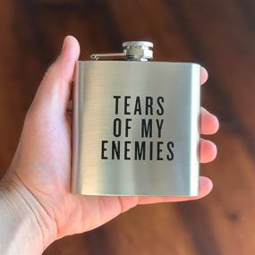 img 4 attached to ENEMIES Stainless Bachelor Whiskey Military